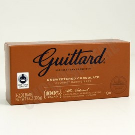 Guittard Guittard Collection Etienne Unsweetened 100% Baking Chocolate Bar - 170g 7101 C5 7101C5