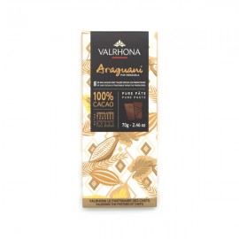 Valrhona Valrhona Araguani 100% Single Origin Dark Chocolate Bar - 70 grams 33041