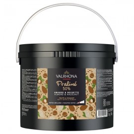 Valrhona Valrhona Crunchy 50% Amande Noisette Praliné Paste Pail - 5kg 5621