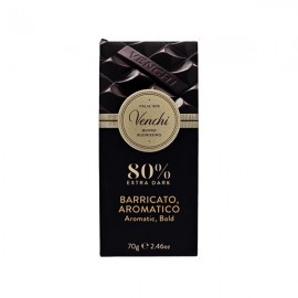 Venchi Venchi Barricato Aromatico 80% Dark Chocolate Bar - 70g 116685