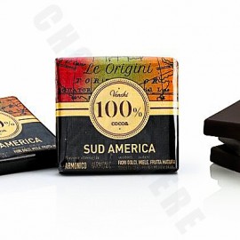 Venchi Venchi Le Origini South America 100% Dark Chocolate Napolitain Single - 6.8g 117196