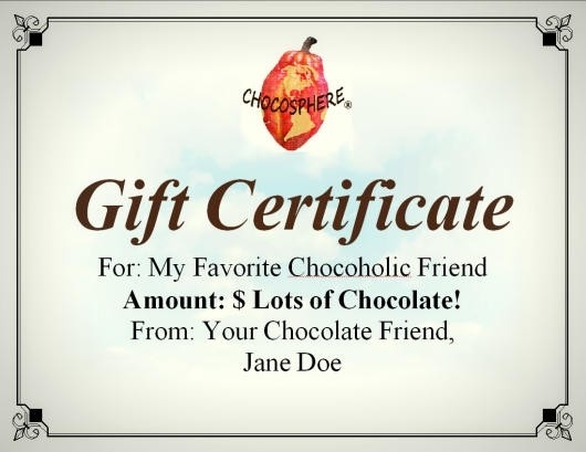 gift certificate